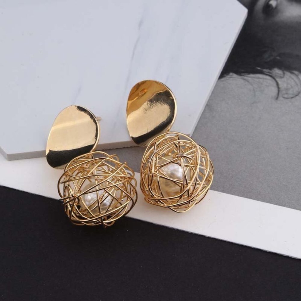 Earrings Women Stud Mada Bohemian Hoop Drop Cute Top Trendy Jewelry - Picture 4 of 7